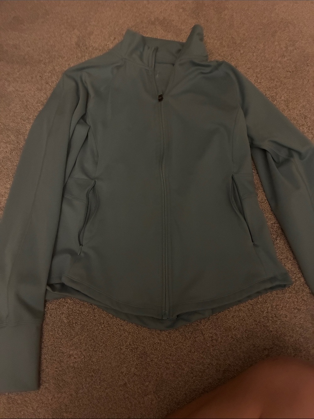 Women’s Light Blue Full-Zip Jacket